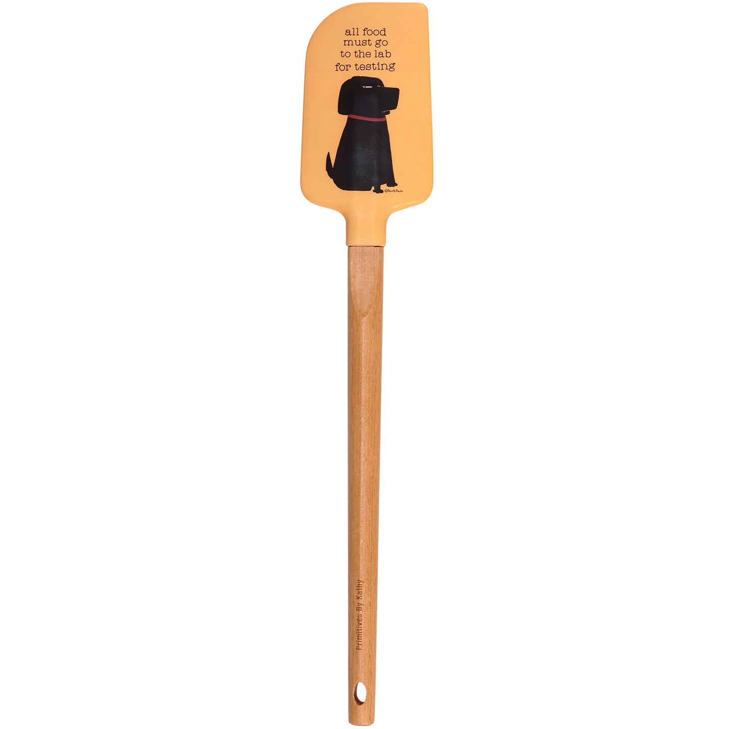 All Food to the Lab For Testing Dog Lover Spatula | Wooden Handle