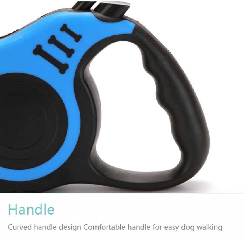 16.5FT Automatic Retractable Dog Leash Pet Collar Automatic Walking