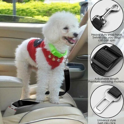 2 Pack Cat DOG PET Safety Seatbelt Car Vehicle Seat Belt Adjustable