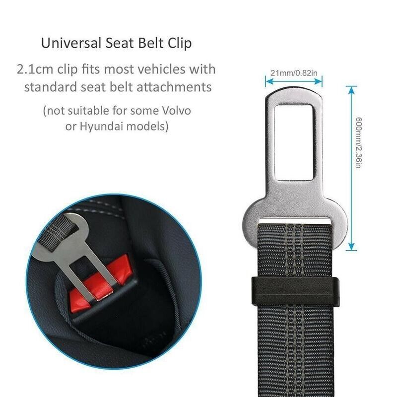 2 Pack Cat DOG PET Safety Seatbelt Car Vehicle Seat Belt Adjustable