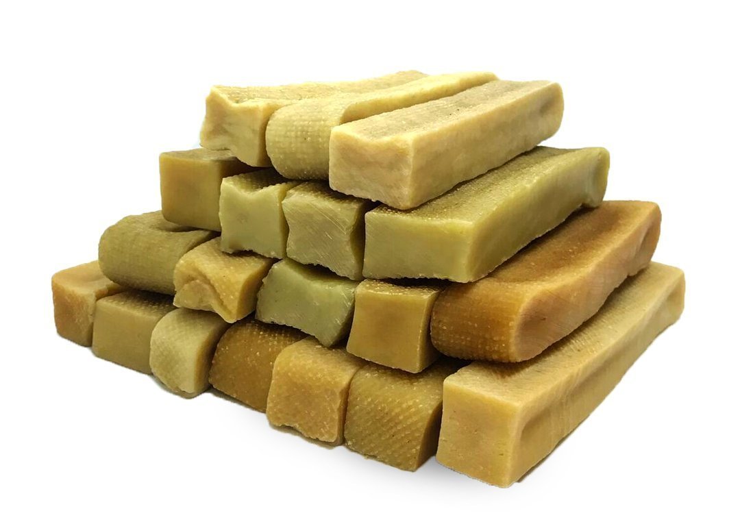 Gold Yak Chews for Large Dogs (1 lb to 5lb Bags)