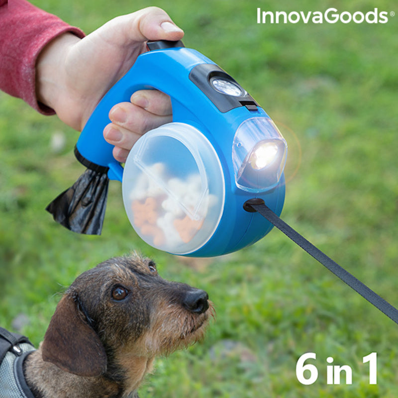 6-in-1 Retractable Dog Leash Compet InnovaGoods