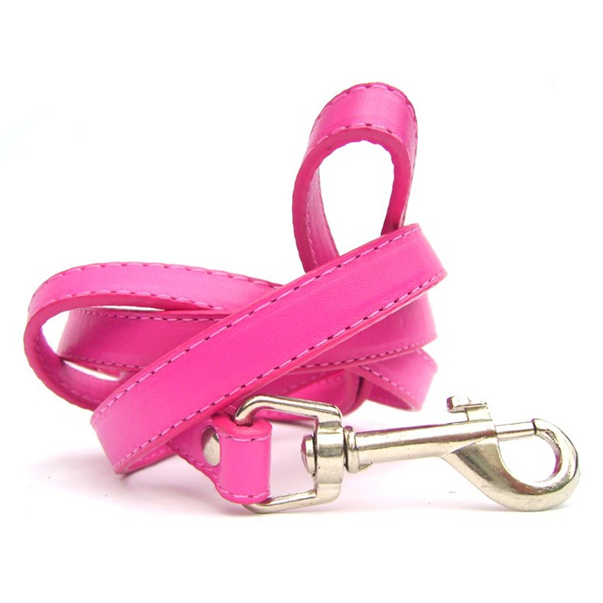 2-Row Collar Lead Set - Hot Pink