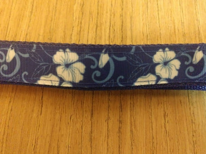 Collar/ Large/ Medium/ Blue Hawaiian Flowers