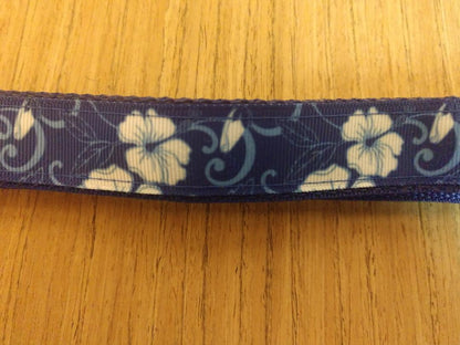 Collar/ Large/ Medium/ Blue Hawaiian Flowers