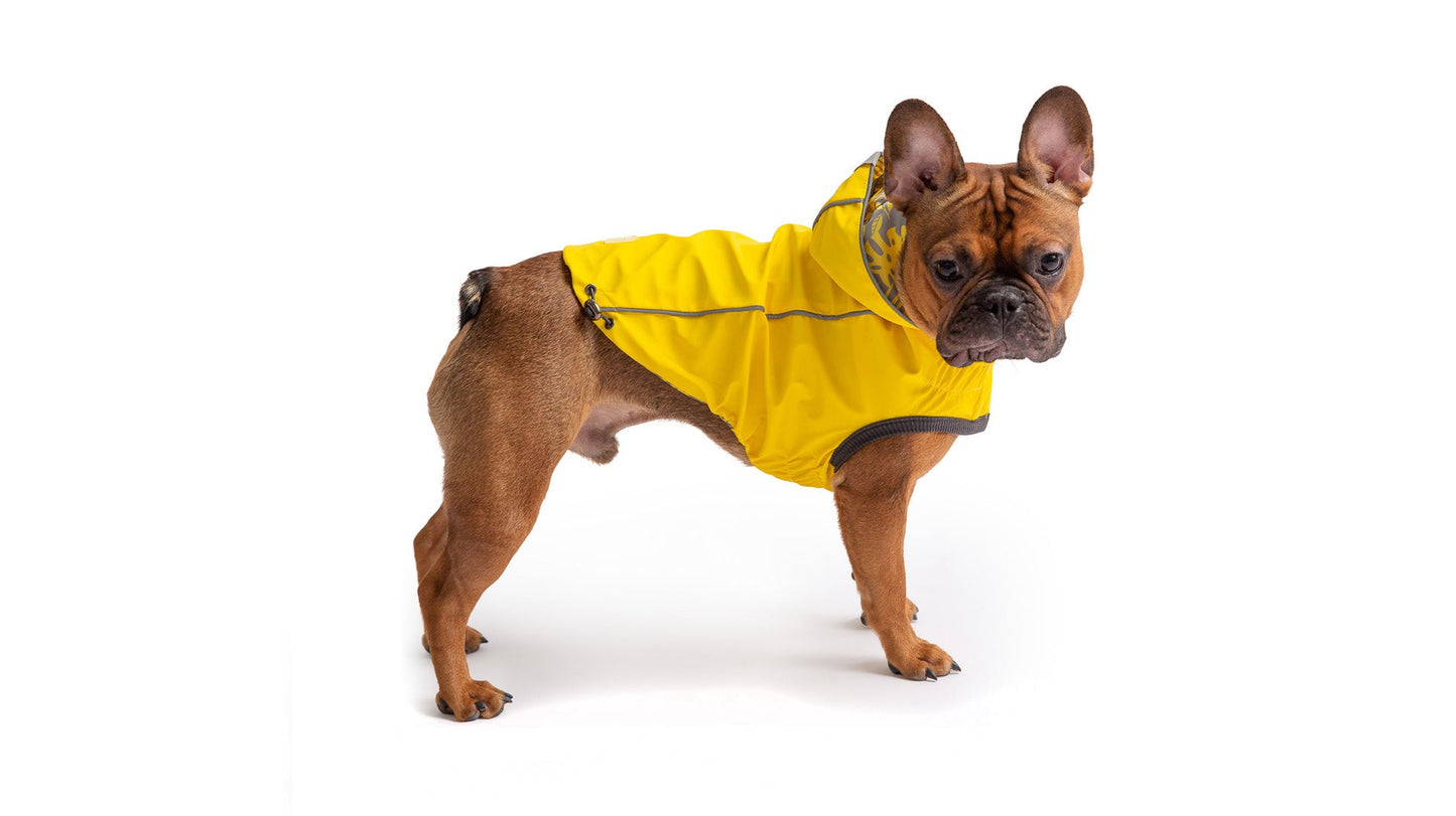 Reversible Elasto-Fit Raincoat - Yellow