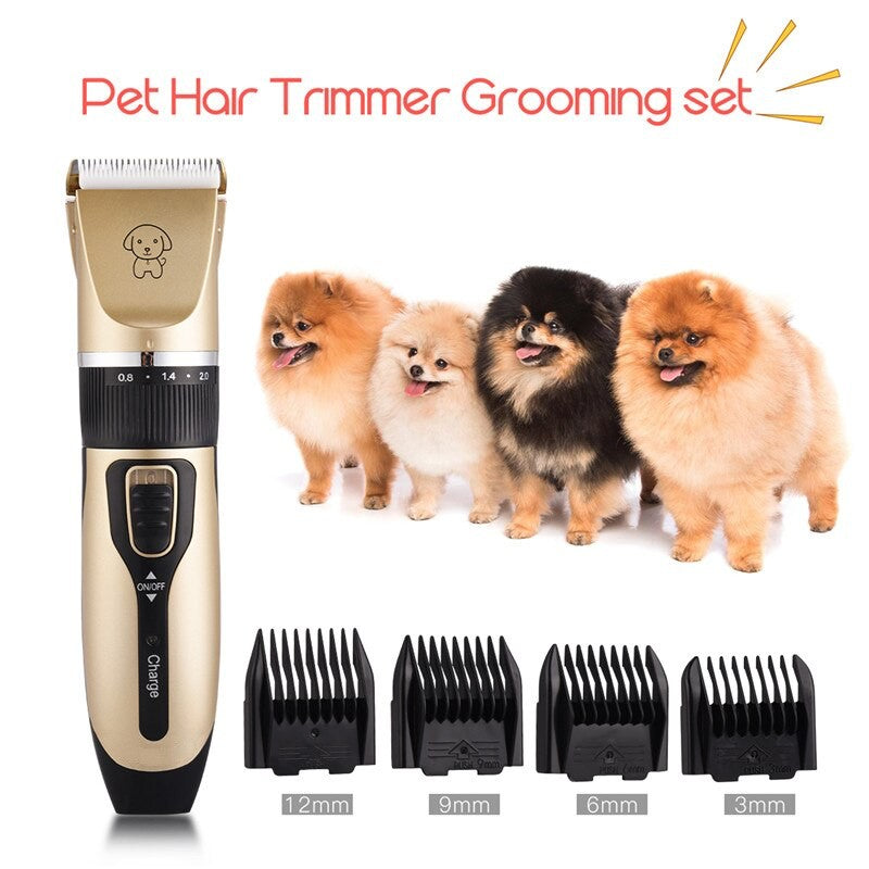 Professional Pet Dog Hair Trimmer Animal Grooming Clippers Cat Cutter