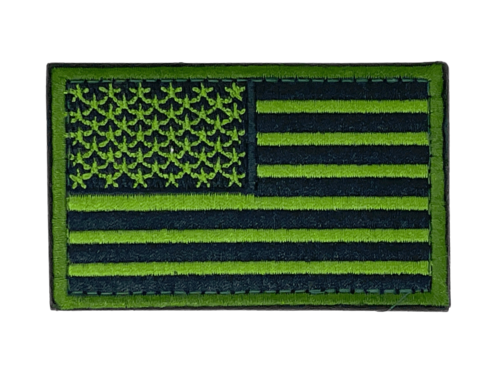 Tactical USA Flag Patch with Detachable Backing