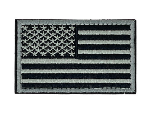 Tactical USA Flag Patch with Detachable Backing