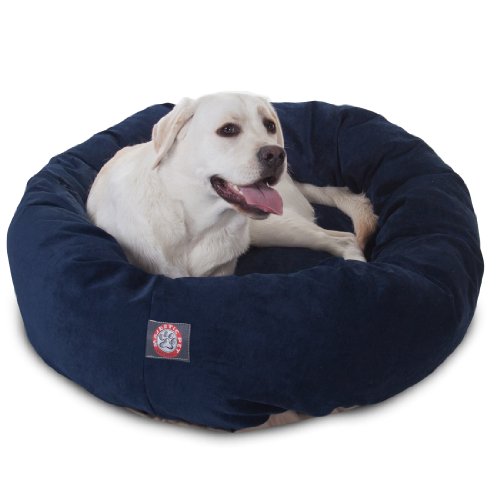 MajesticPet 788995526599 40 in. Villa Donut Pet Bed, Navy