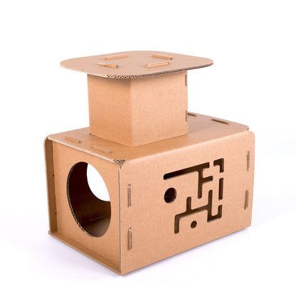 Cardboard Cat House TOM