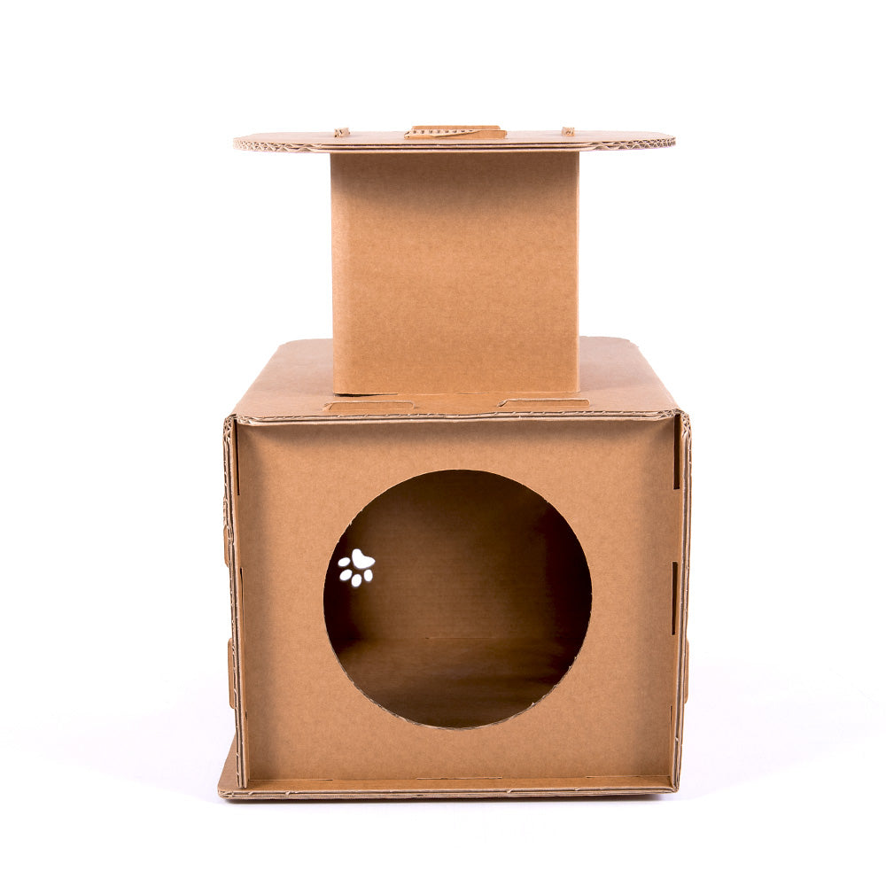 Cardboard Cat House TOM