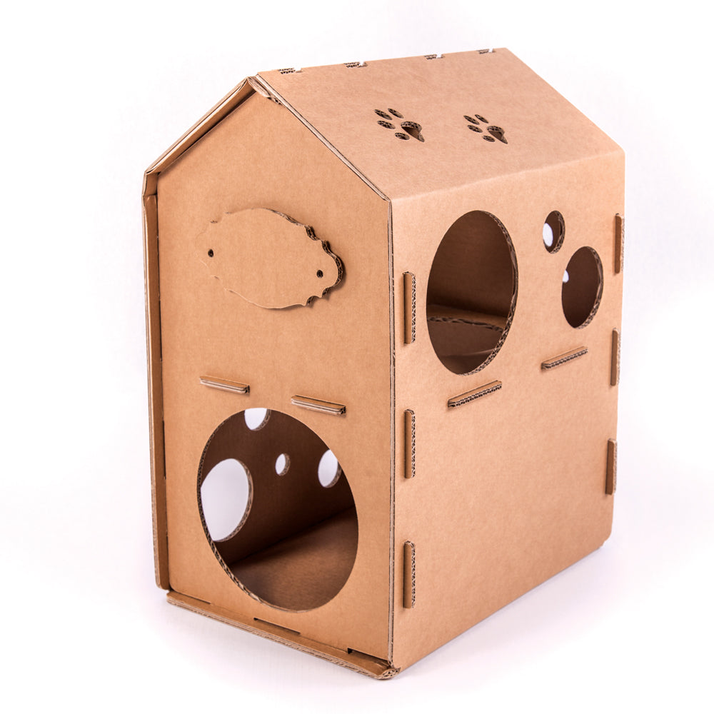 Cardboard Cat House SYLVESTER