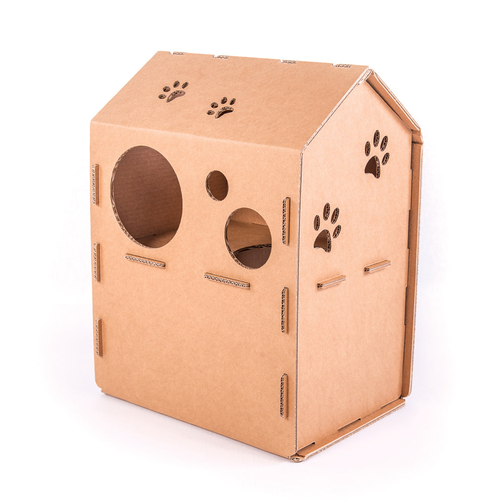 Cardboard Cat House SYLVESTER