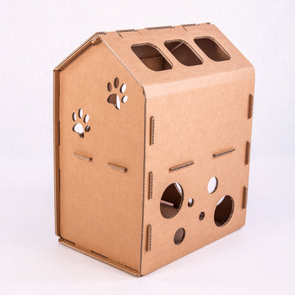 Cardboard Cat House SYLVESTER