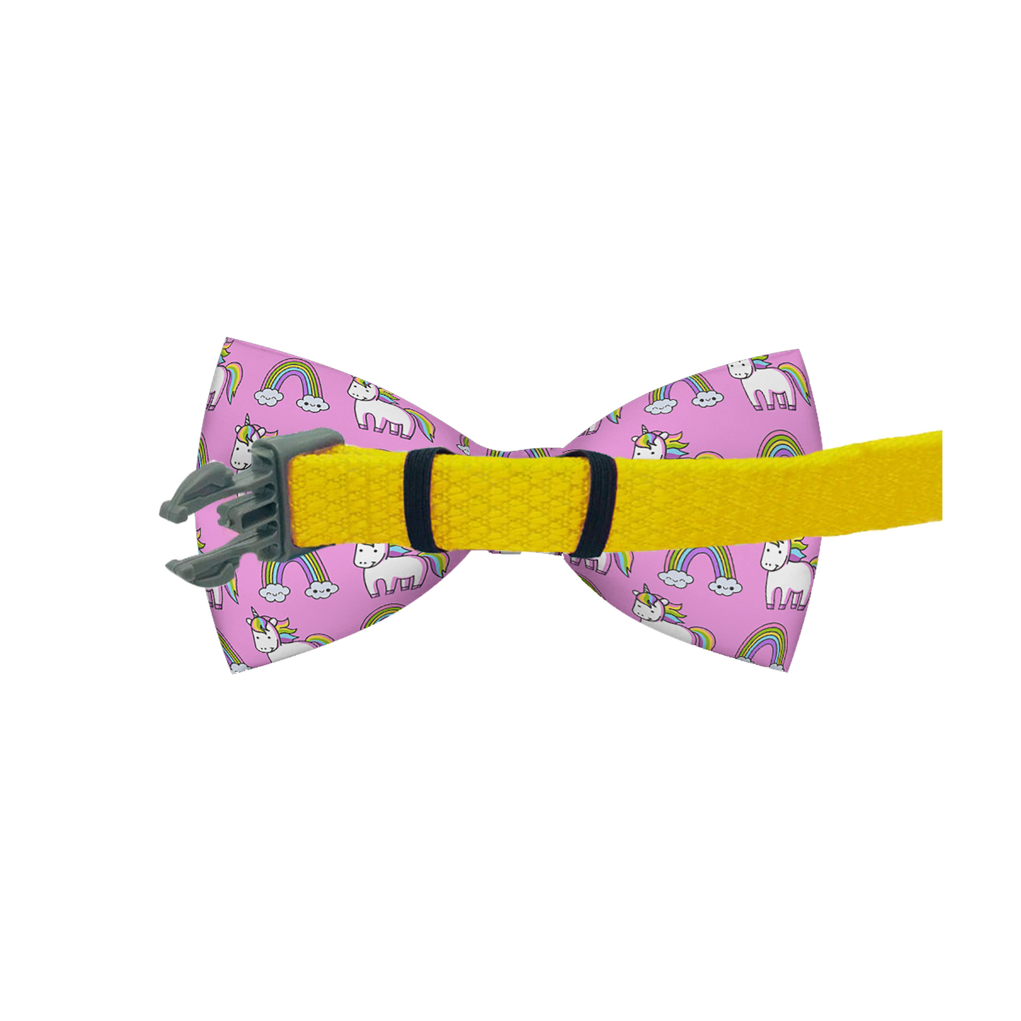 Unicorn Rainbow Dog Bow Tie