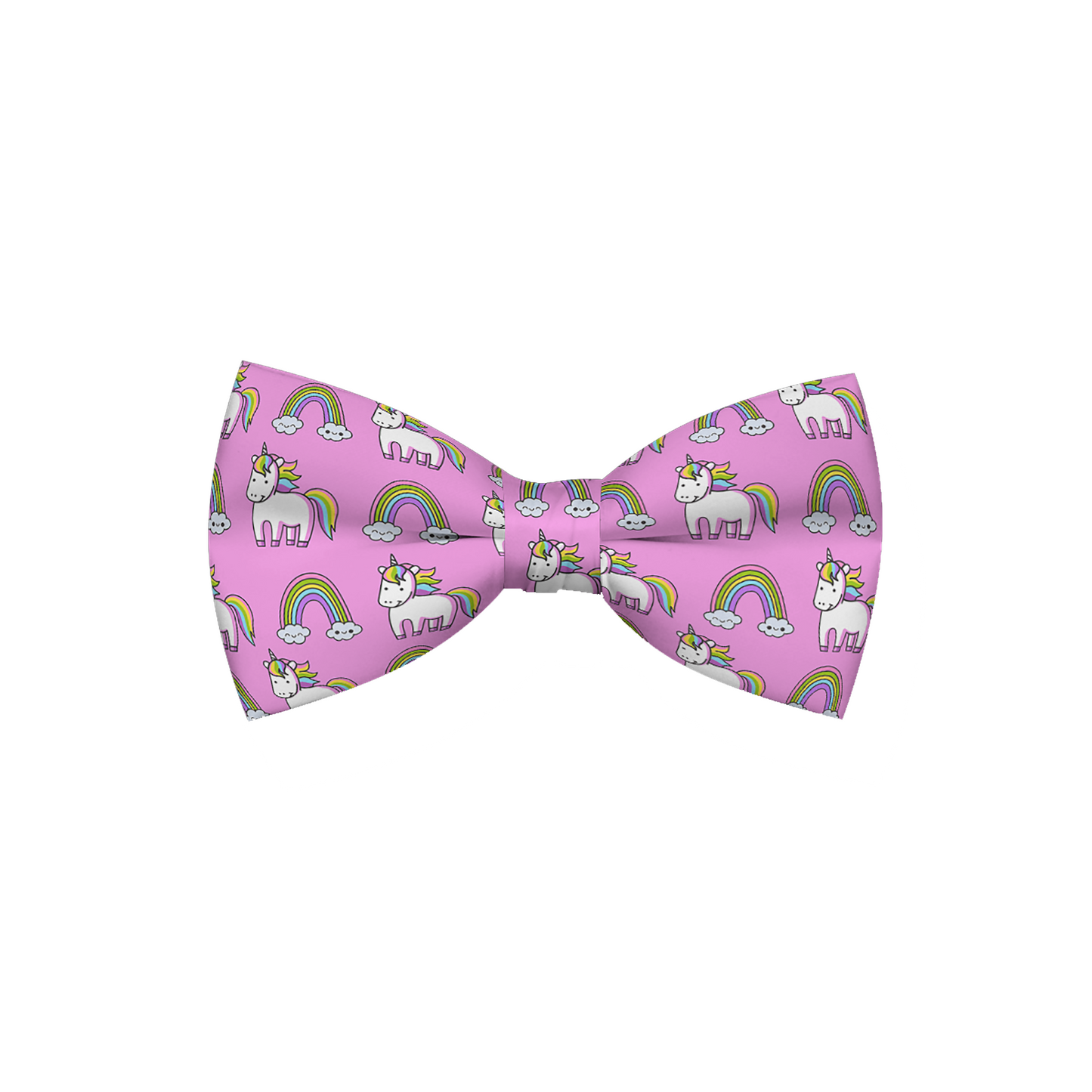 Unicorn Rainbow Dog Bow Tie