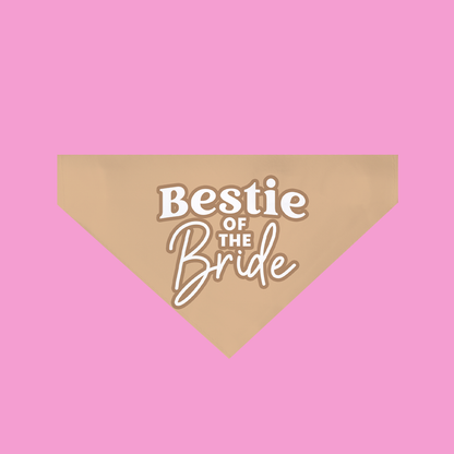 Bestie of the Bride Dog Bandana