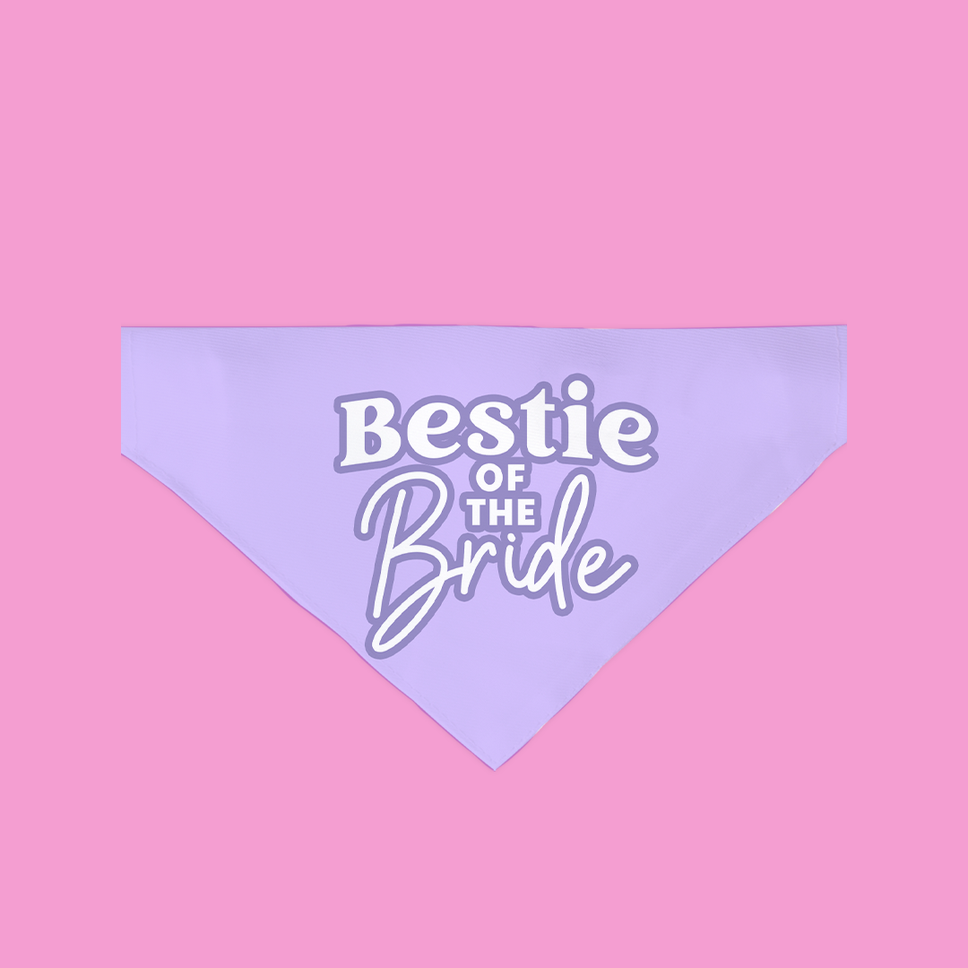 Bestie of the Bride Dog Bandana