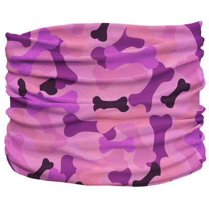 Bone Camo Pink Pup Scruff