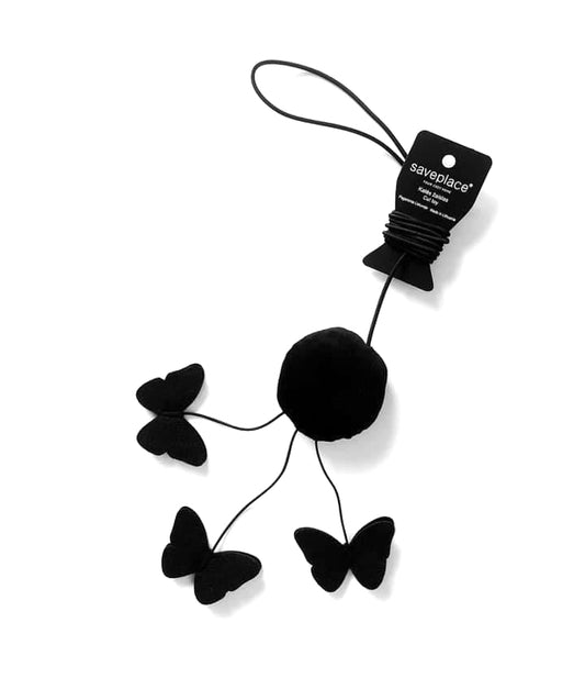 Saveplace® Cat Toy 'BUTTERFLIES' - Black