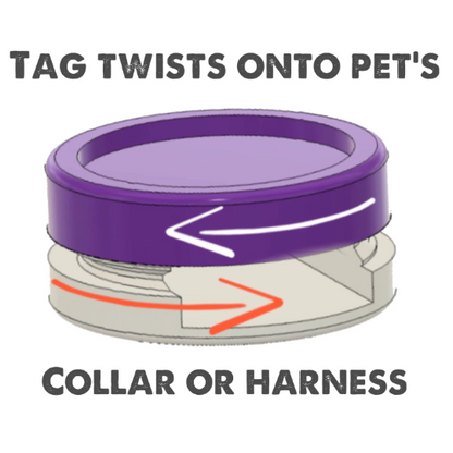 Wholesale pack of 20 QR Code Pet ID Tags with Free Pet Profile