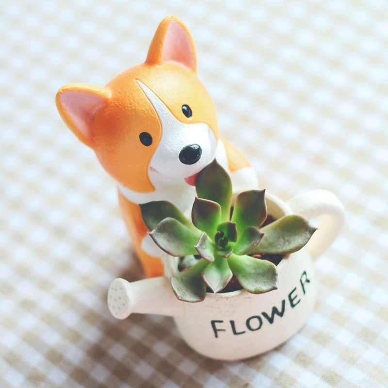 Corgi Flower Pots