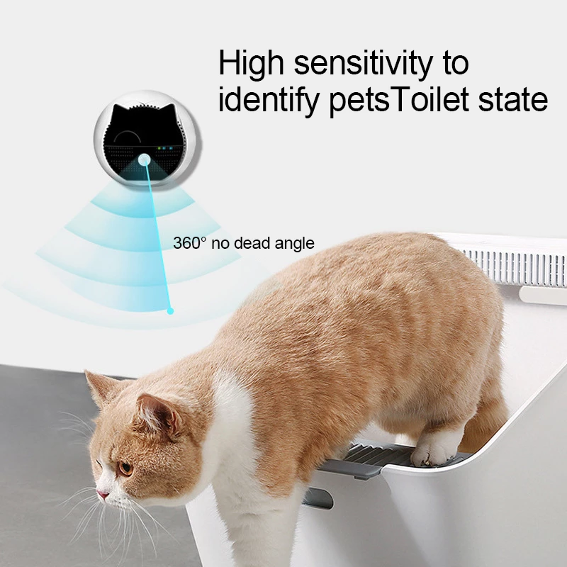 Pet Litter Box Deodorizer Toilet Air Cleaner Cat Odor Purifier