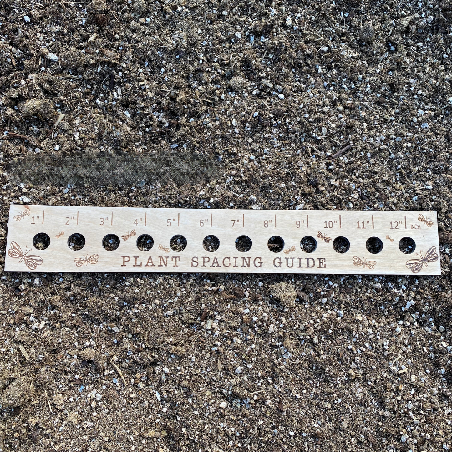 Butterfly Garden Seed Spacing Ruler