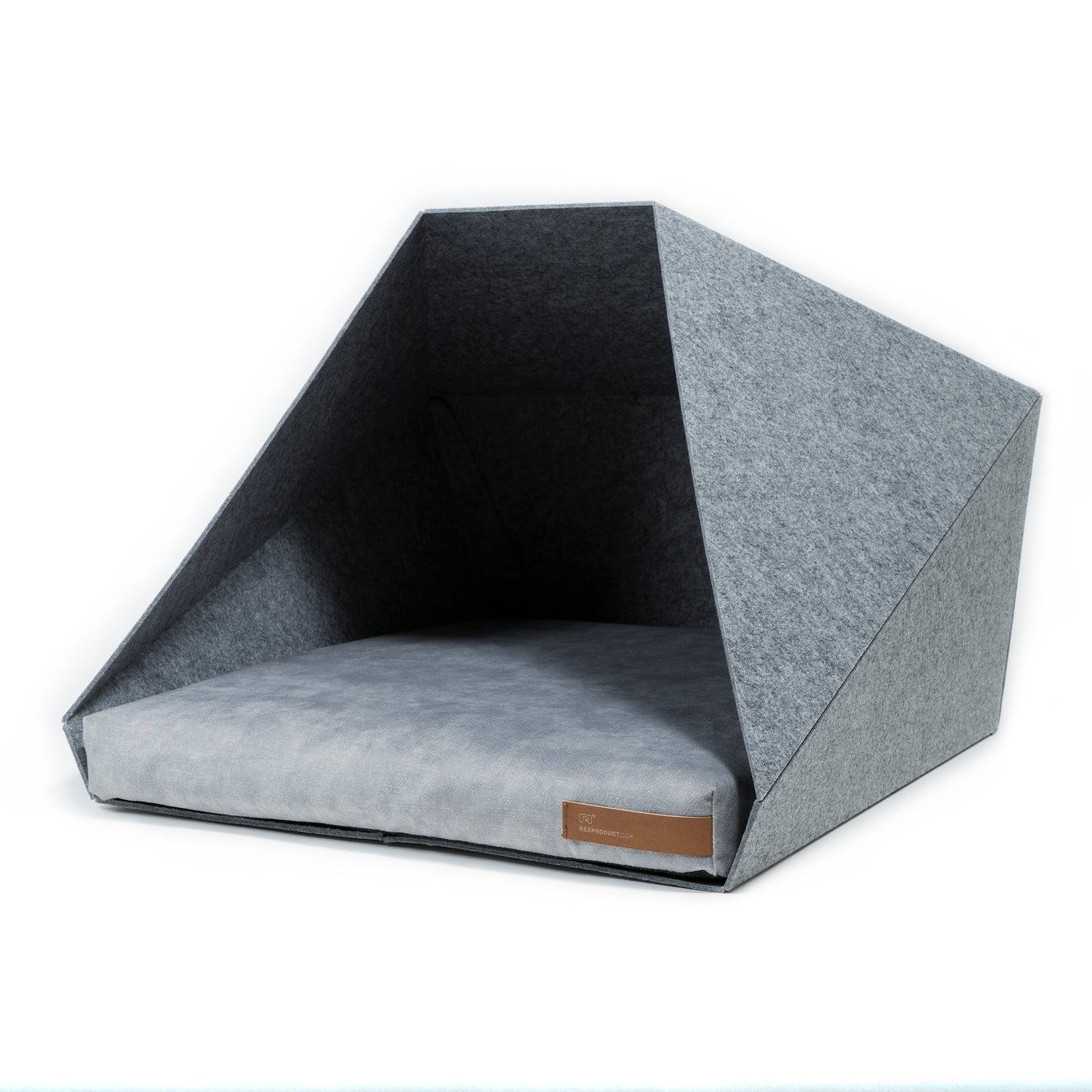 Rexproduct PetPocket dog kennel, size M, light gray with gray