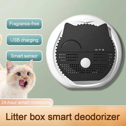 Pet Litter Box Deodorizer Toilet Air Cleaner Cat Odor Purifier