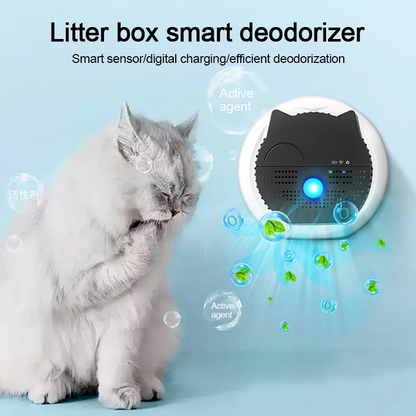 Pet Litter Box Deodorizer Toilet Air Cleaner Cat Odor Purifier