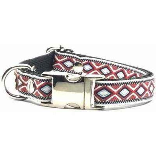 Designer Engraved Cotton Dog Collar No.19s