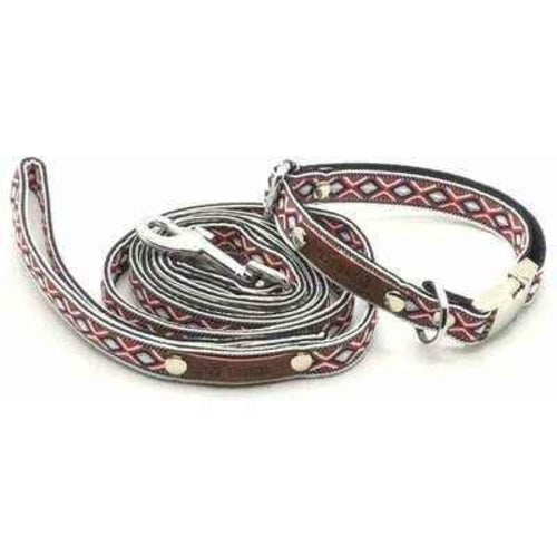 Designer Engraved Cotton Dog Collar No.19s