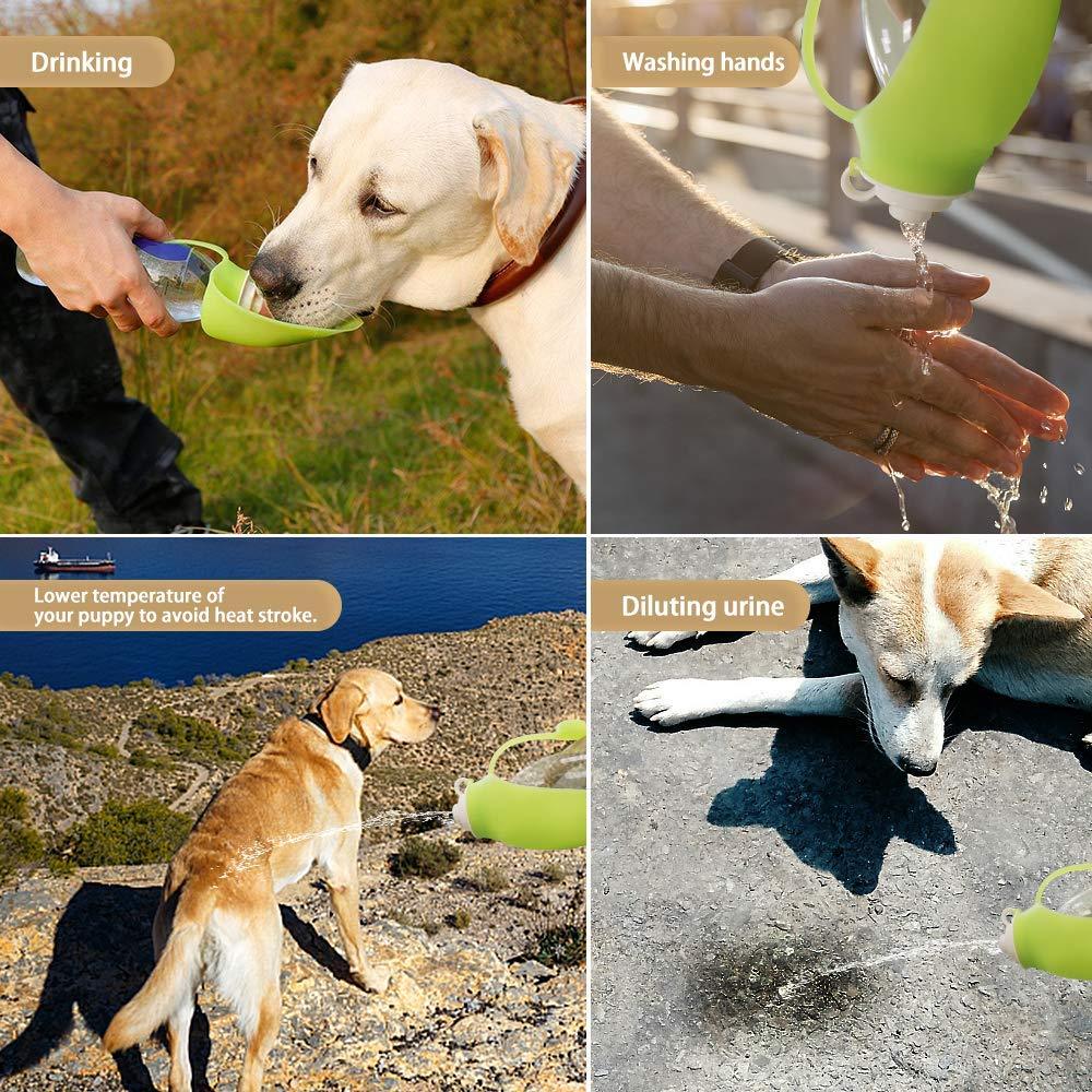 Flip-Up Leaf Portable Pet Water Bottle